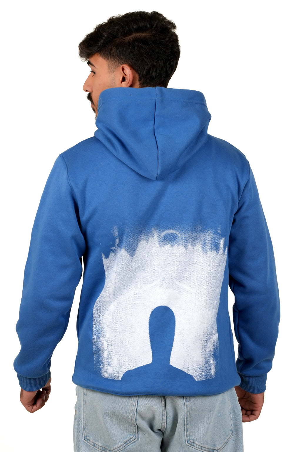 Blue "Clear Minds In Cloudy Days" Unisex Hoodie