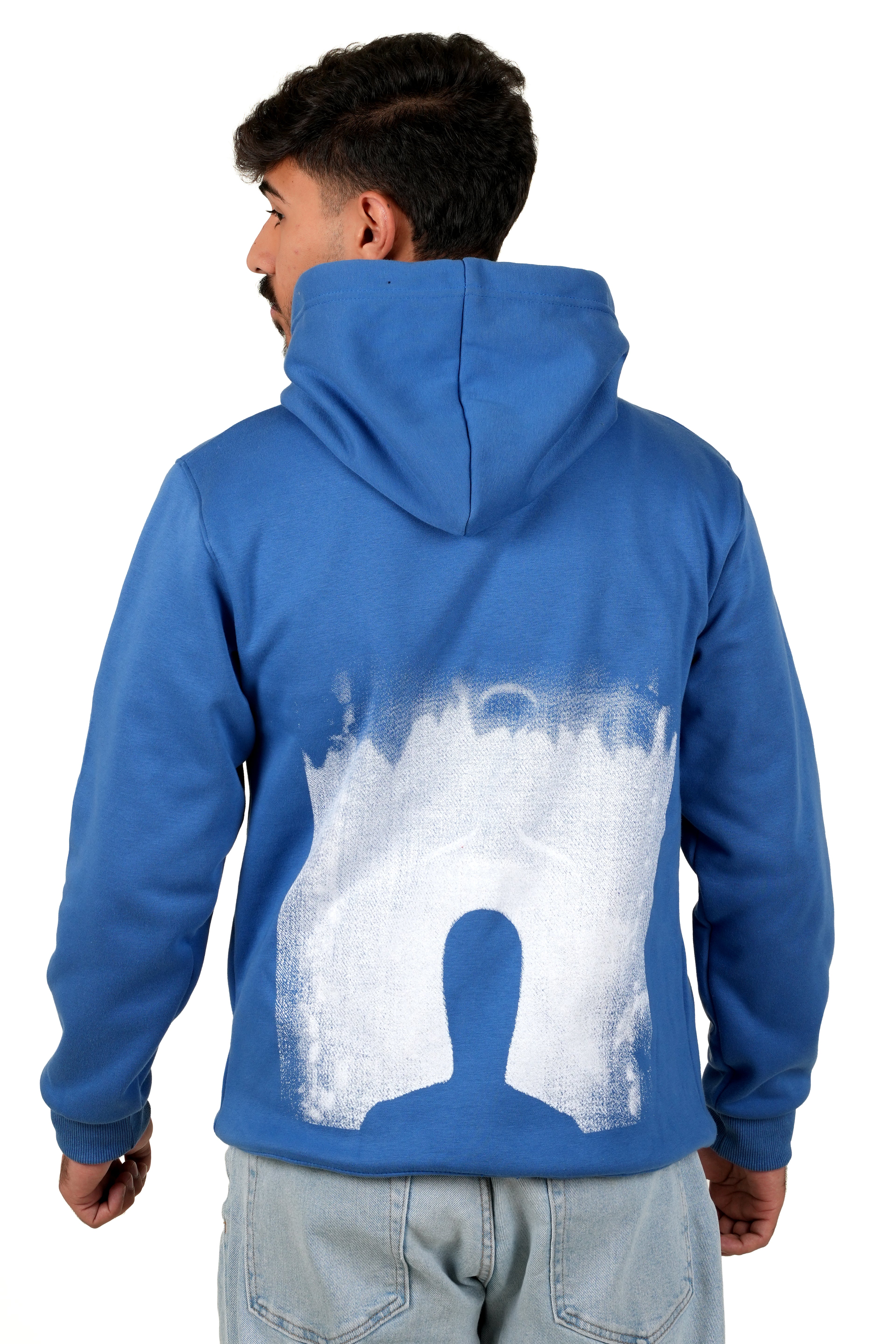 Blue "Clear Minds In Cloudy Days" Unisex Hoodie