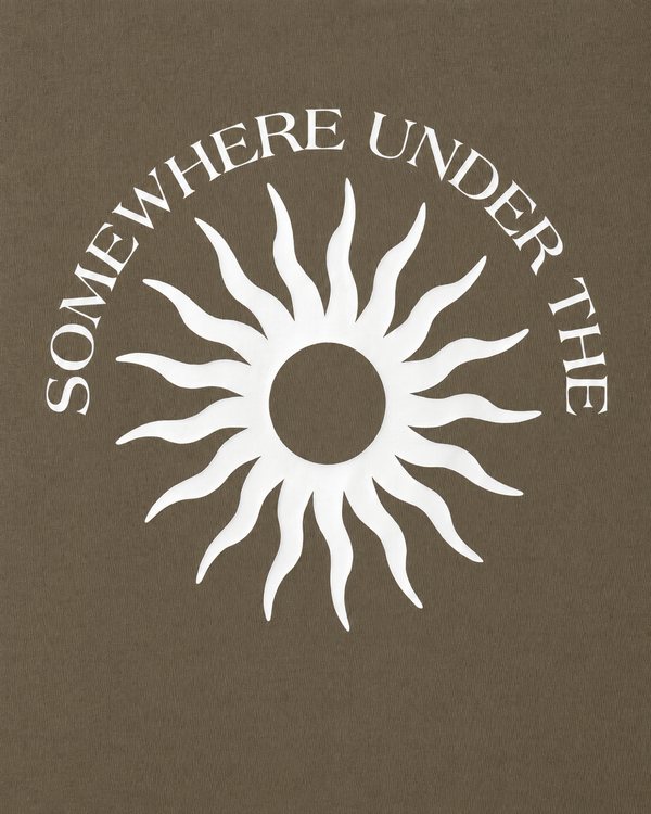 Somewhere Under the Sun — Olive Green Unisex Tee