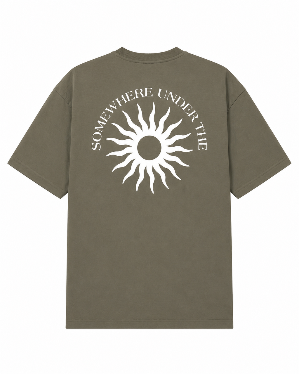 Somewhere Under the Sun — Olive Green Unisex Tee