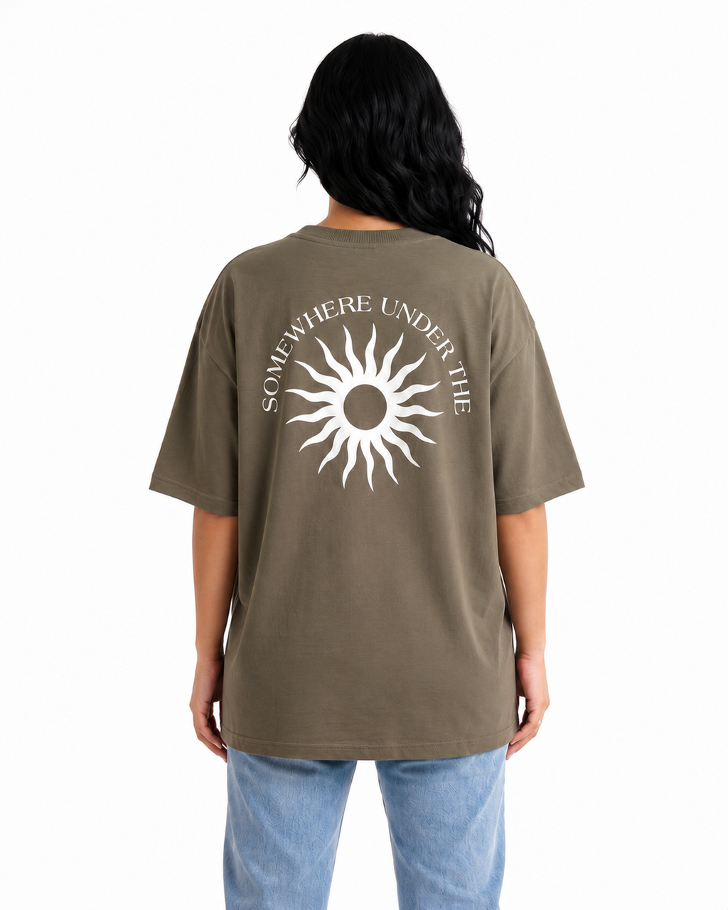 Somewhere Under the Sun — Olive Green Unisex Tee