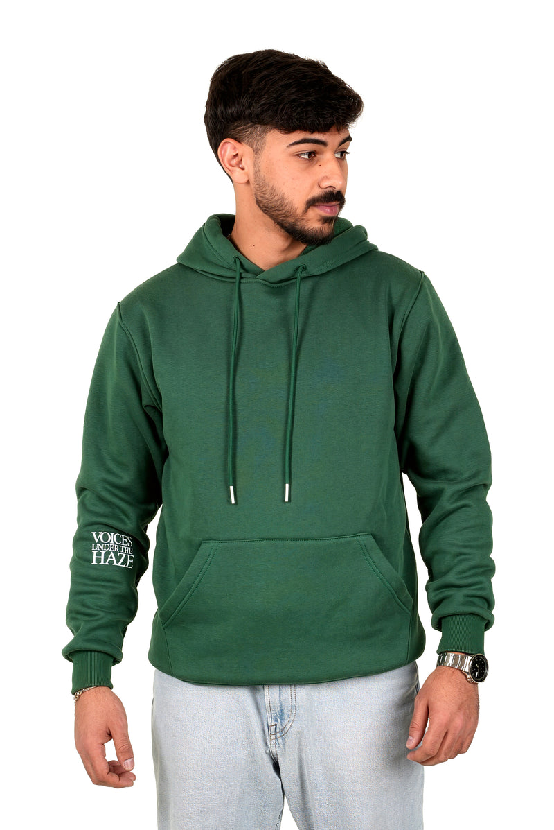 Green "Voices Under The Haze" Unisex Hoodie